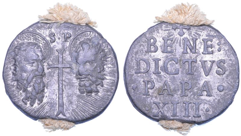Benedetto XIII (Pier Francesco Vincenzo Maria Orsini), Bolla papale dello Stato Pontificio con fi...