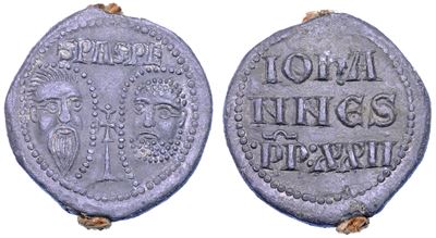 Jacques Arnaud d’Euse (Giovanni XXII), Bolla papale dello Stato Pontificio (1316-1334), piombo