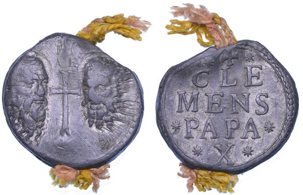 STATO PONTIFICIO. CLEMENTE X (Emilio Altieri), 1670-1676. Bolla papale.