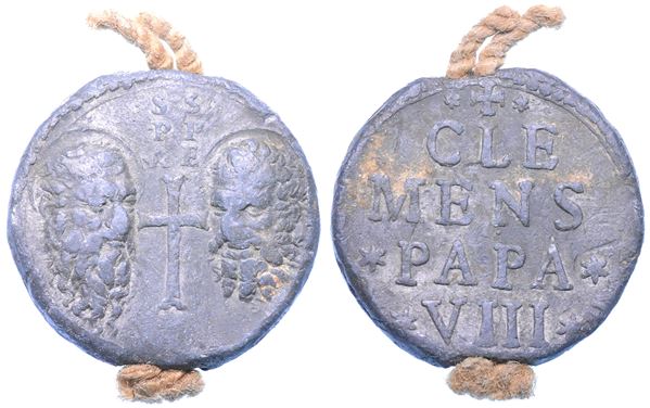 STATO PONTIFICIO. CLEMENTE VIII (Ippolito Aldobrandini), 1592-1605. Bolla papale.
