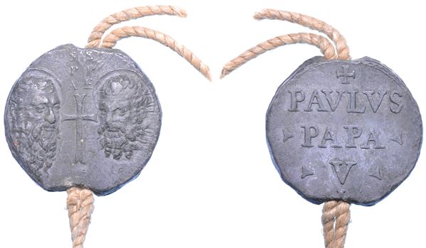 STATO PONTIFICIO. PAOLO V (Camillo Borghese), 1605-1621. Bolla papale.