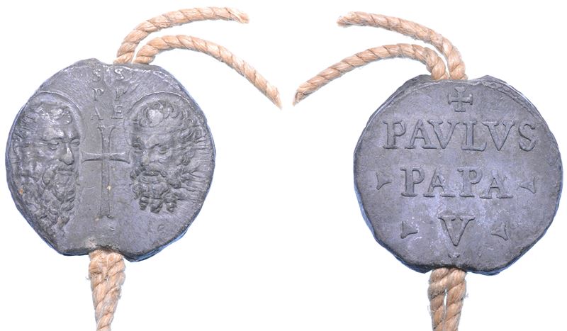 STATO PONTIFICIO. PAOLO V (Camillo Borghese), 1605-1621. Bolla papale.  - Asta Numismatica - Cambi Casa d'Aste