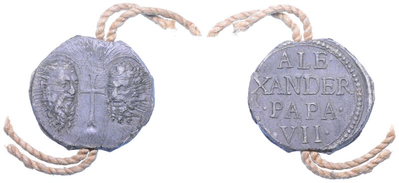 STATO PONTIFICIO. ALESSANDRO VII (Fabio Chigi), 1655-1667. Bolla papale.  - Auction Numismatics - Cambi Casa d'Aste