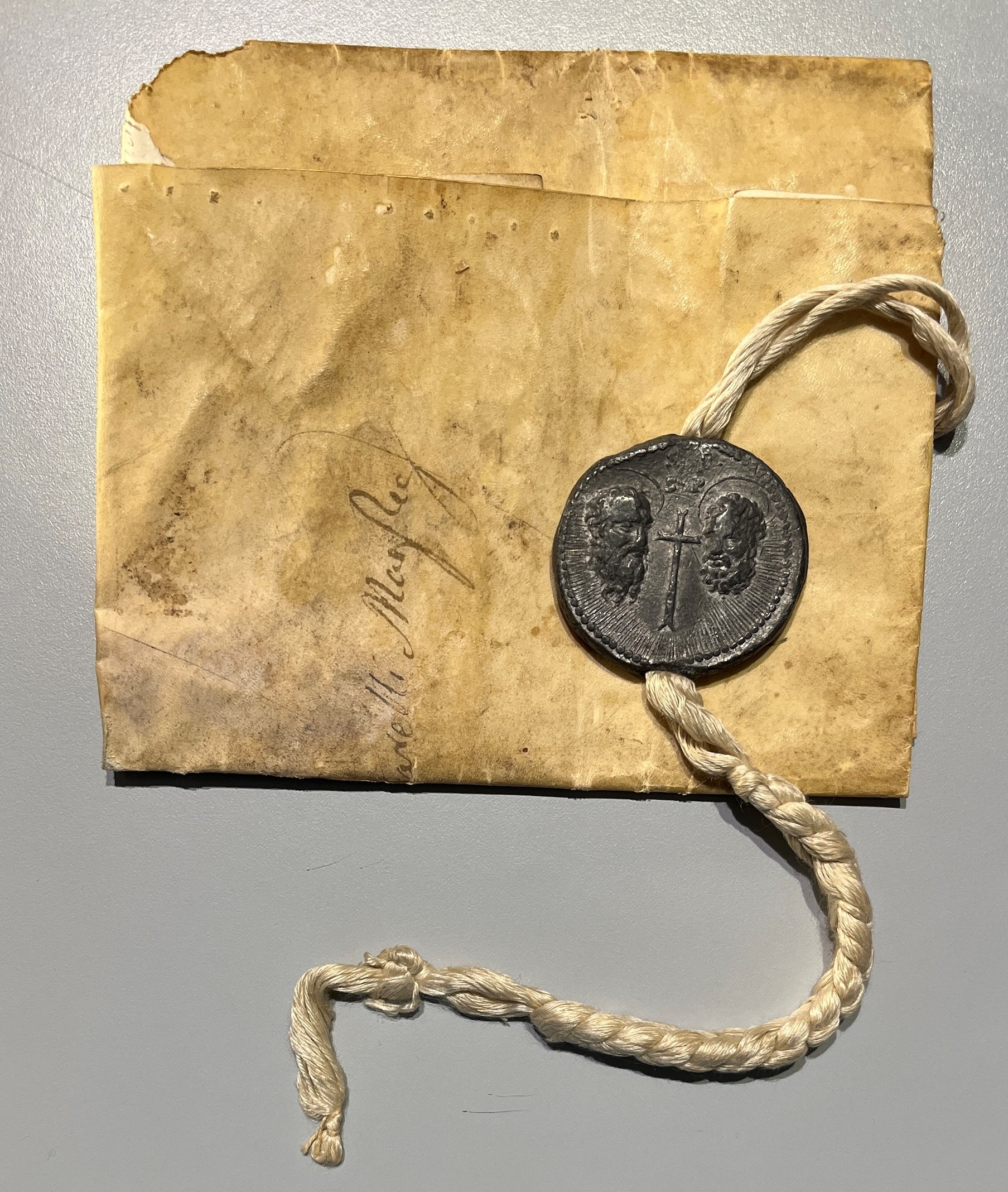 Leone XIII (Vincenzo Gioacchino Luigi Pecci), Bolla papale con manoscritto su pergamena (1878-190...