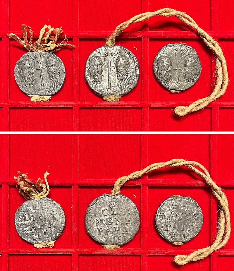 STATO PONTIFICIO. Lotto di tre bolle papali.  - Asta Numismatica - Cambi Casa d'Aste