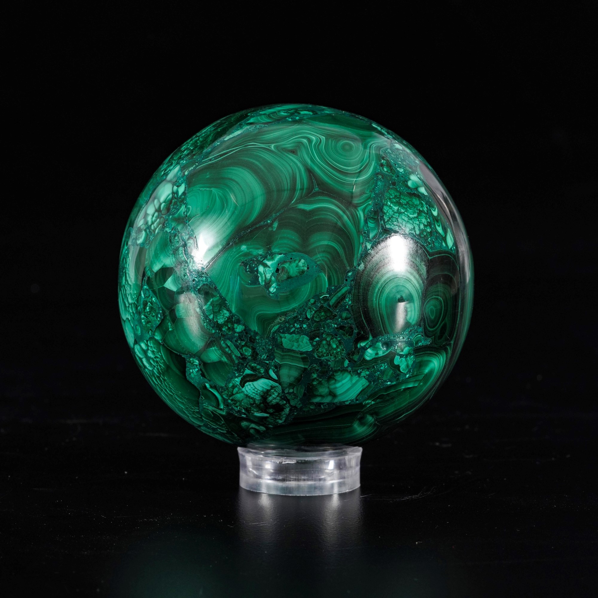 Grande Sfera in Malachite
