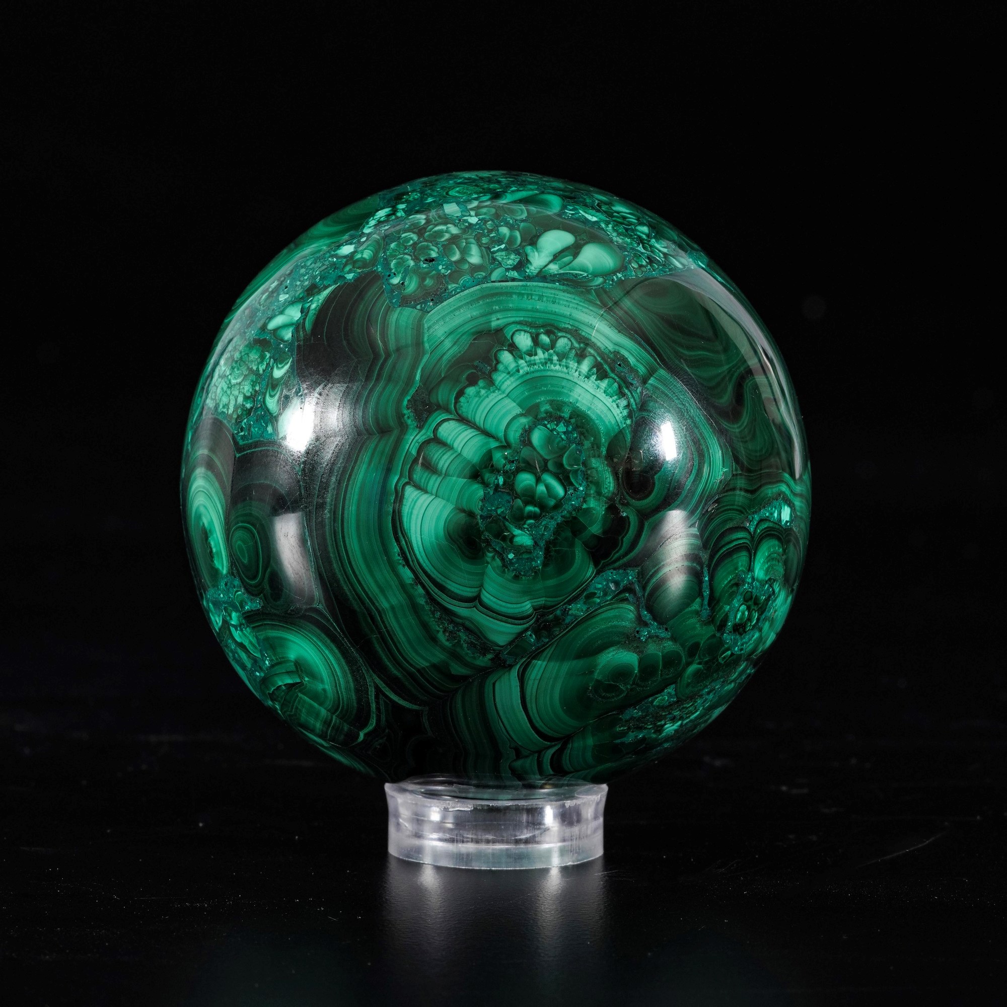 Grande Sfera in Malachite