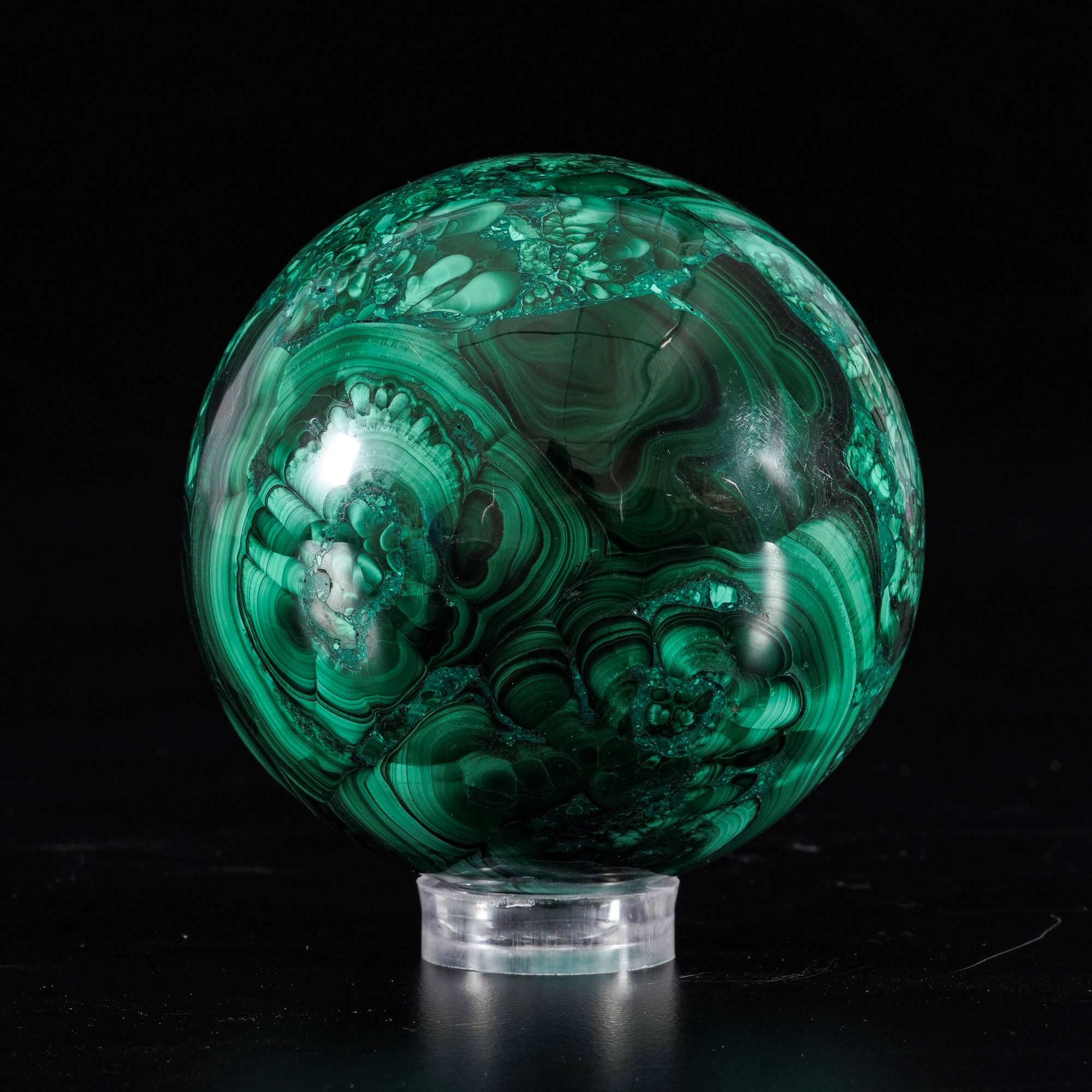Grande Sfera in Malachite