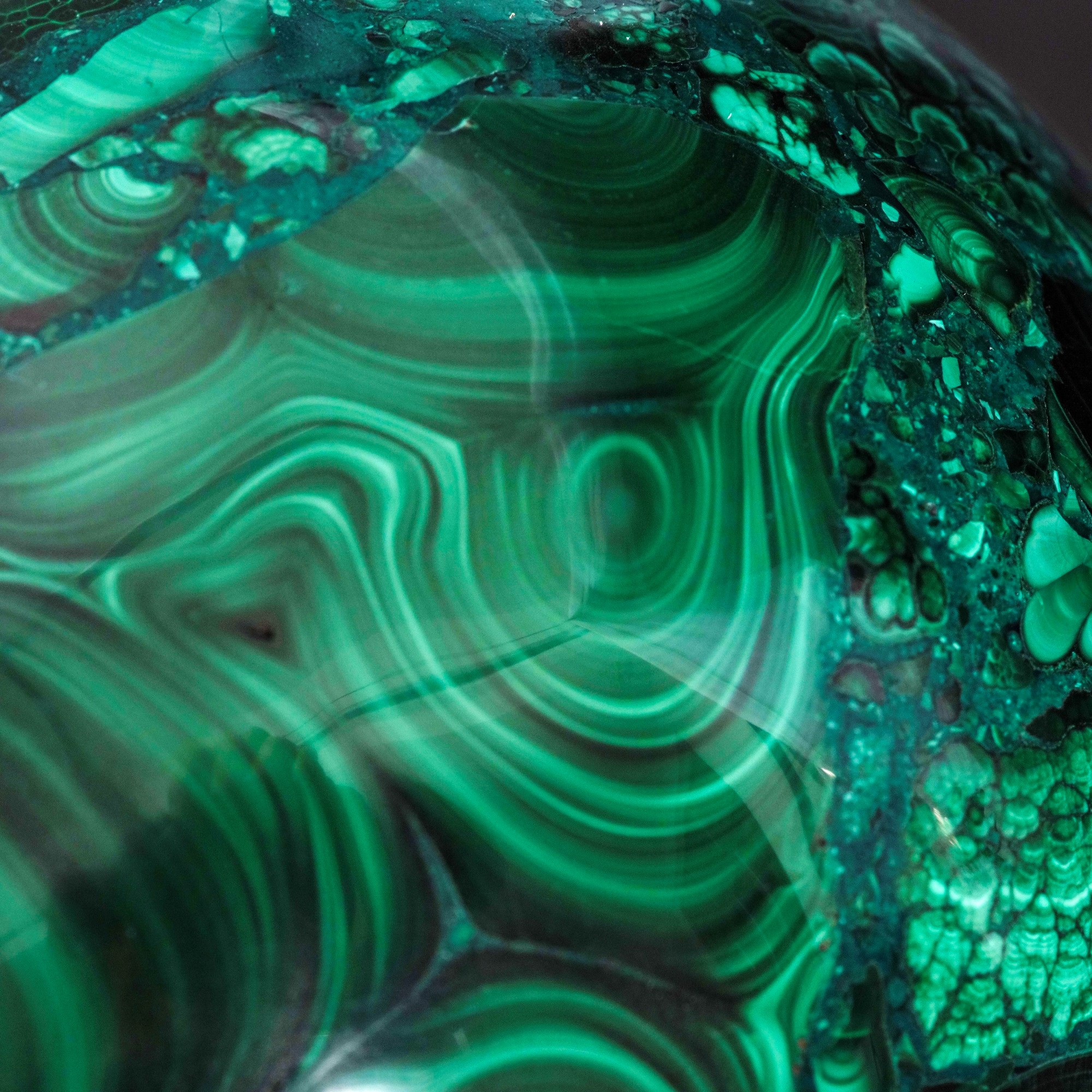 Grande Sfera in Malachite