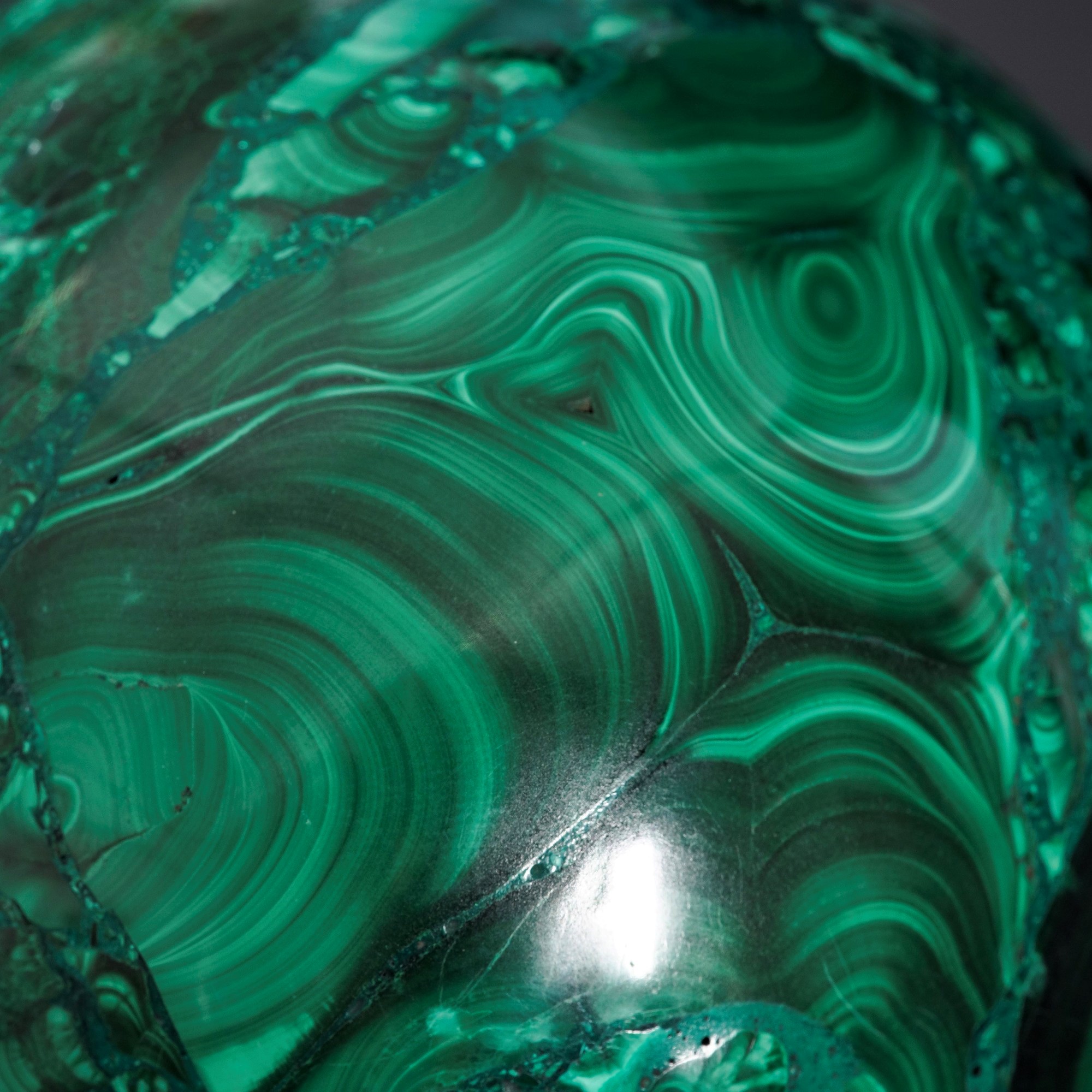 Grande Sfera in Malachite