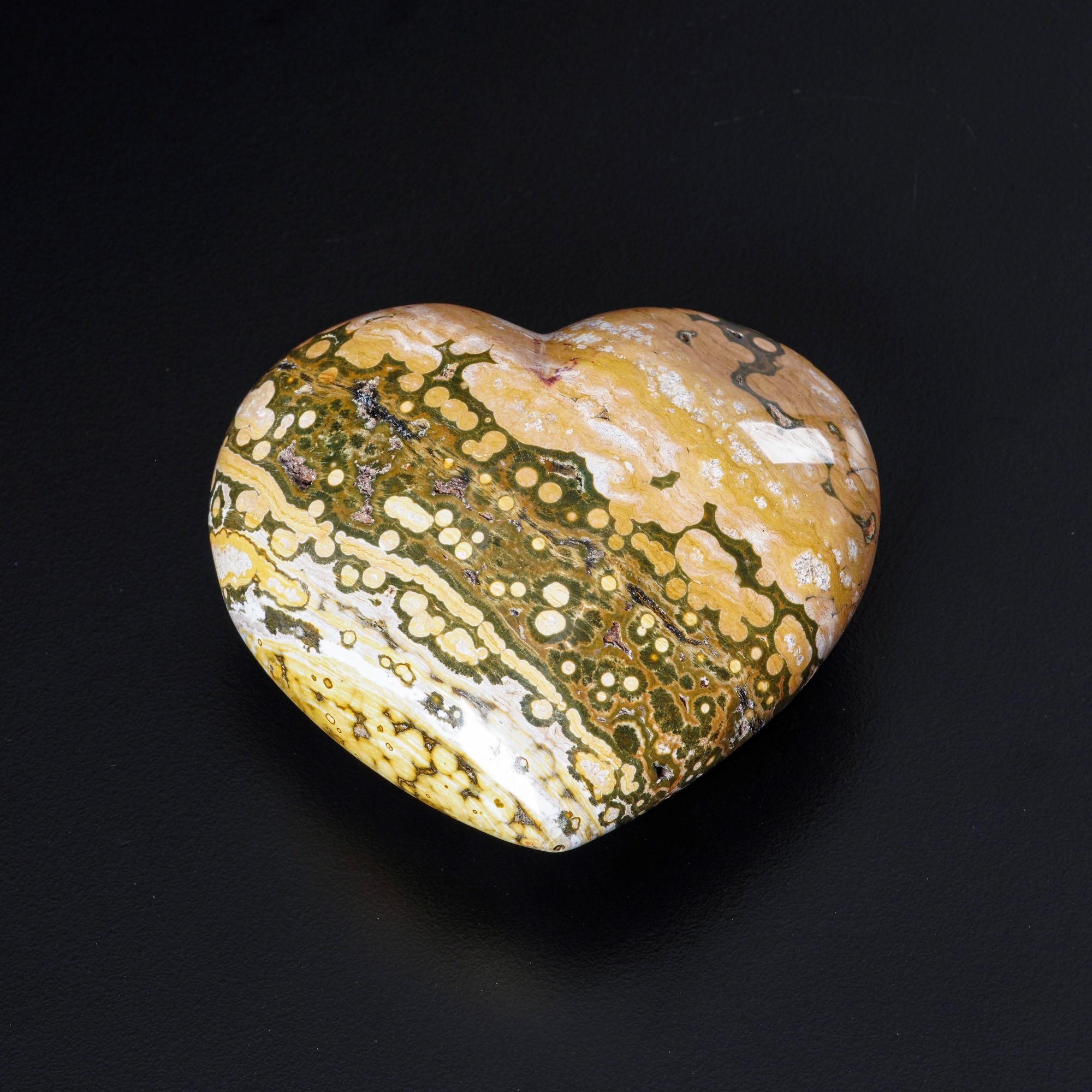 Cuore in Diaspro Orbicolare
