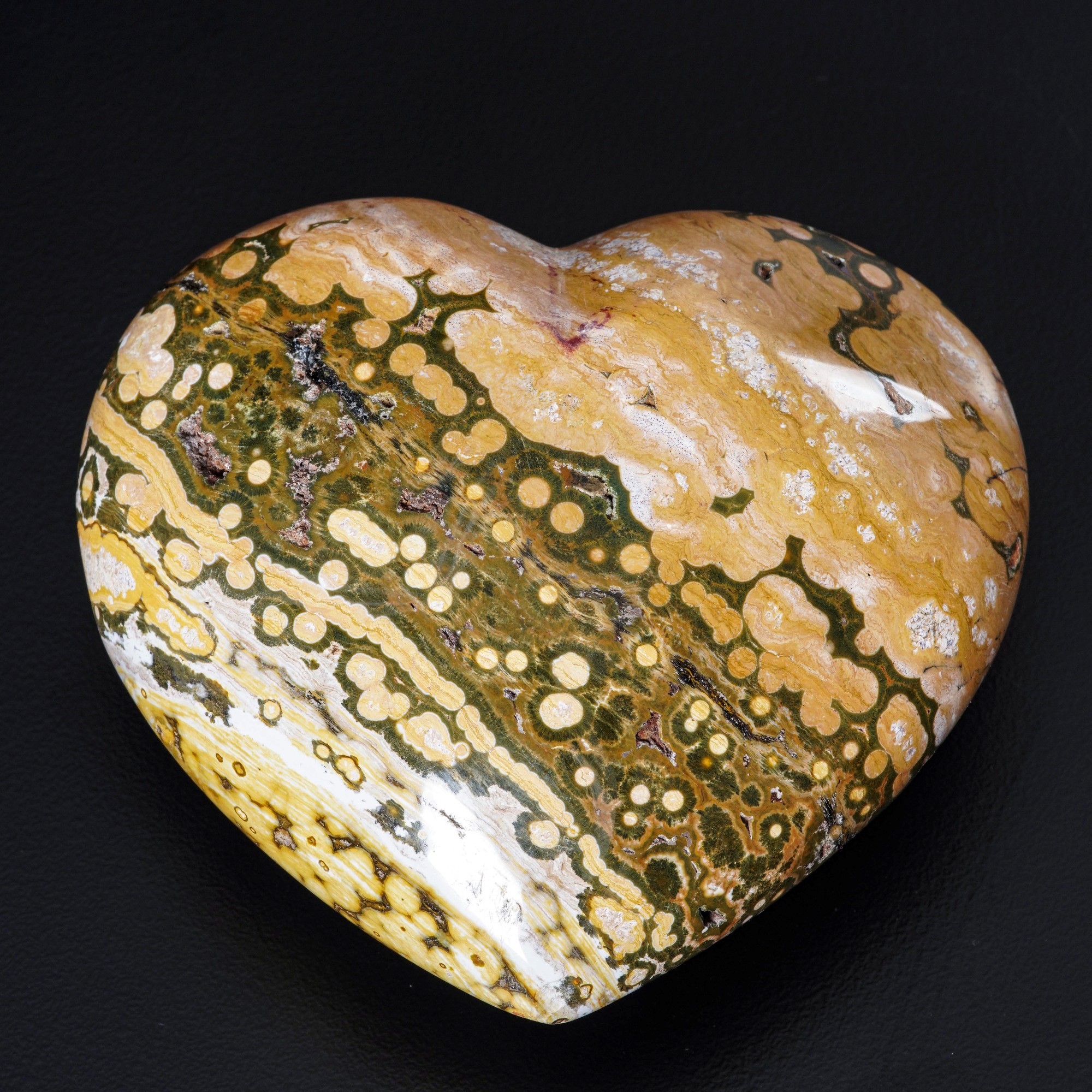Cuore in Diaspro Orbicolare