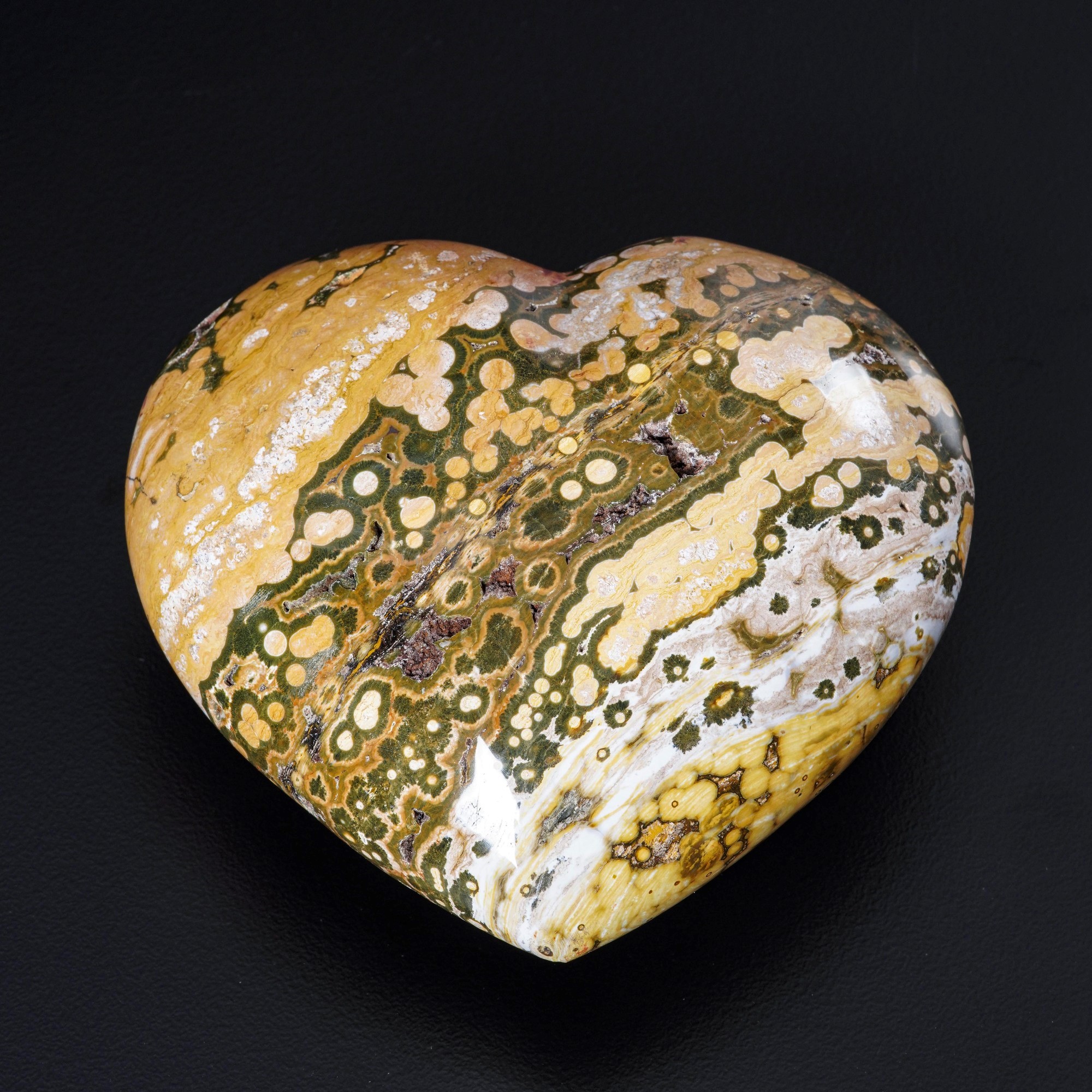 Cuore in Diaspro Orbicolare