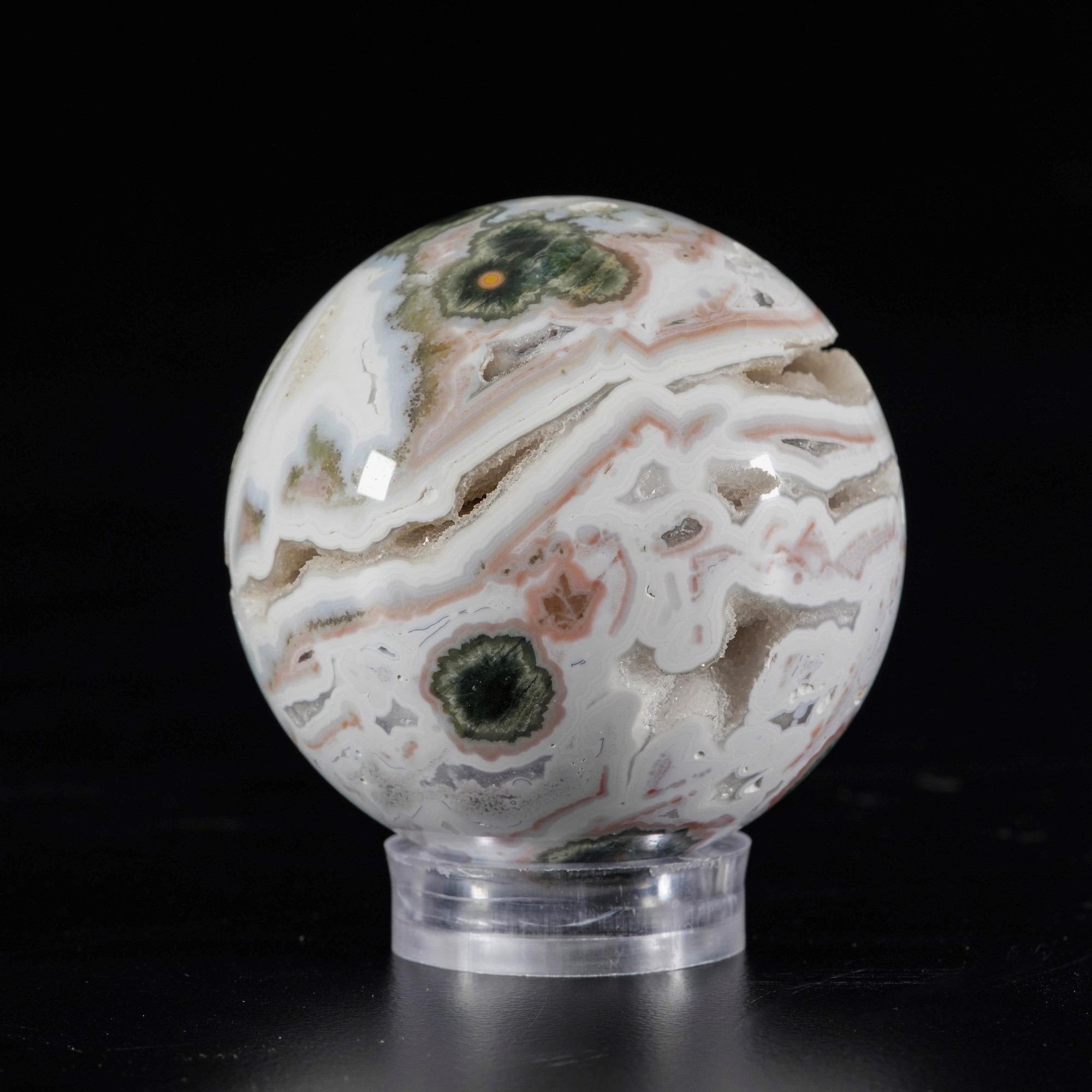 Sfera in Diaspro Orbicolare