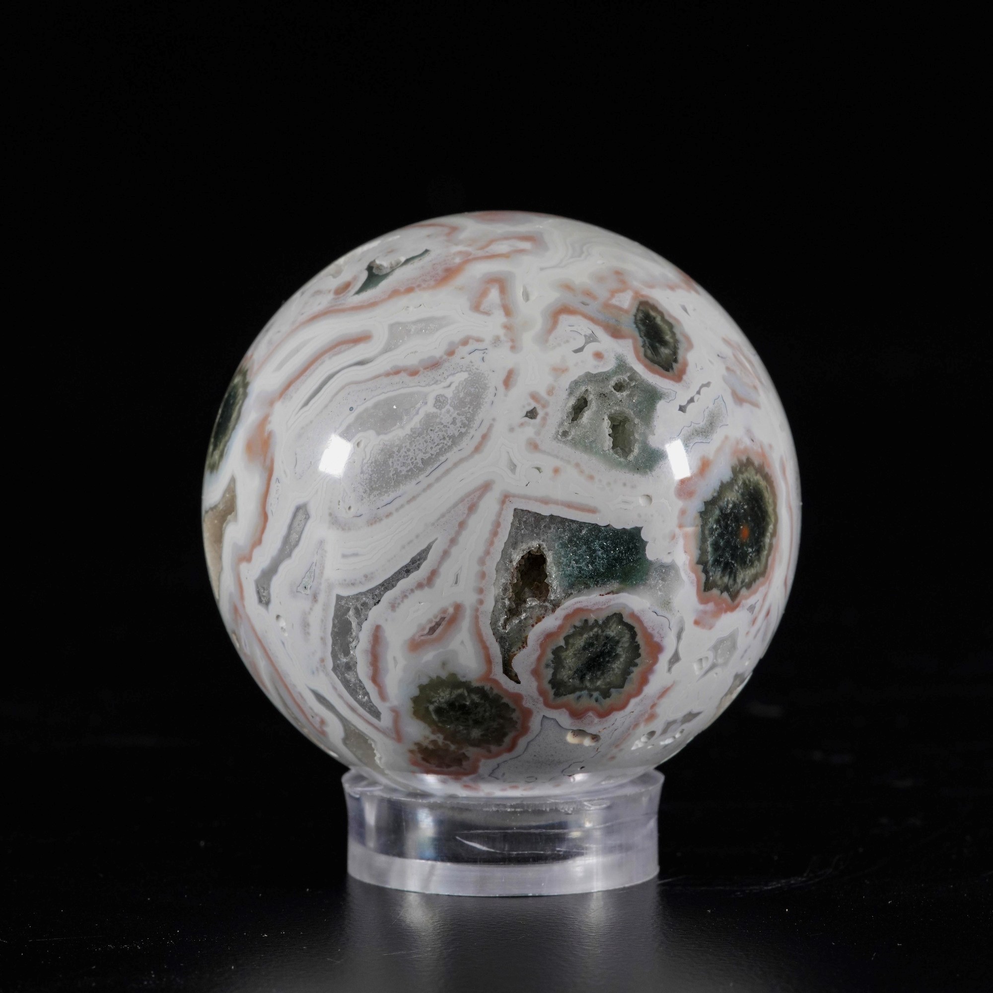Sfera in Diaspro Orbicolare