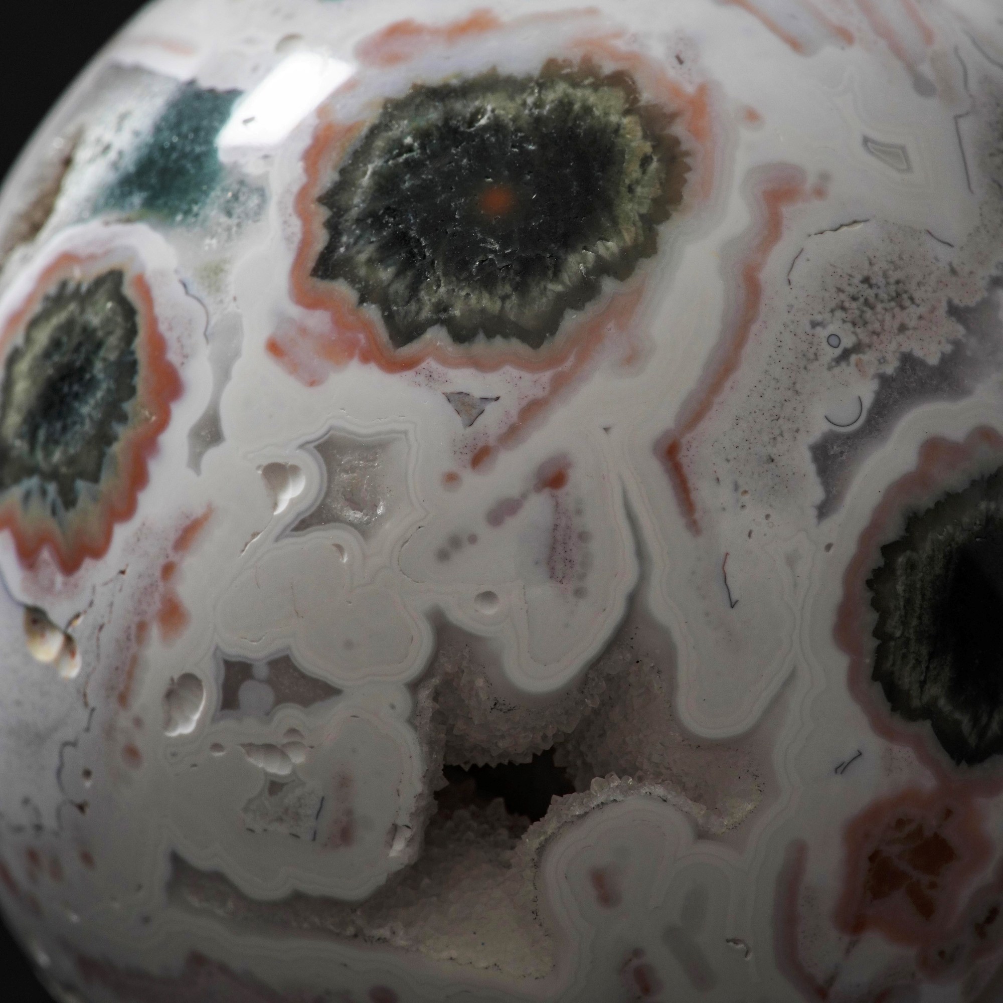 Sfera in Diaspro Orbicolare