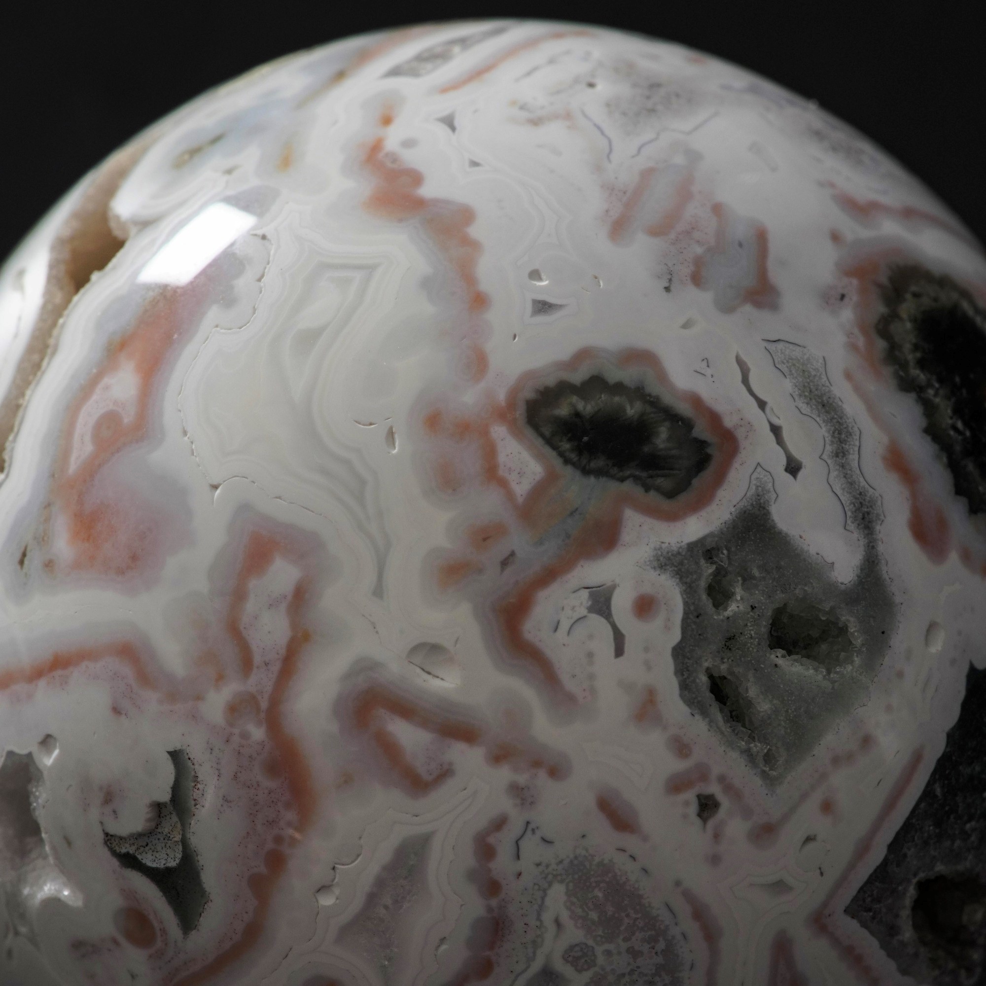 Sfera in Diaspro Orbicolare