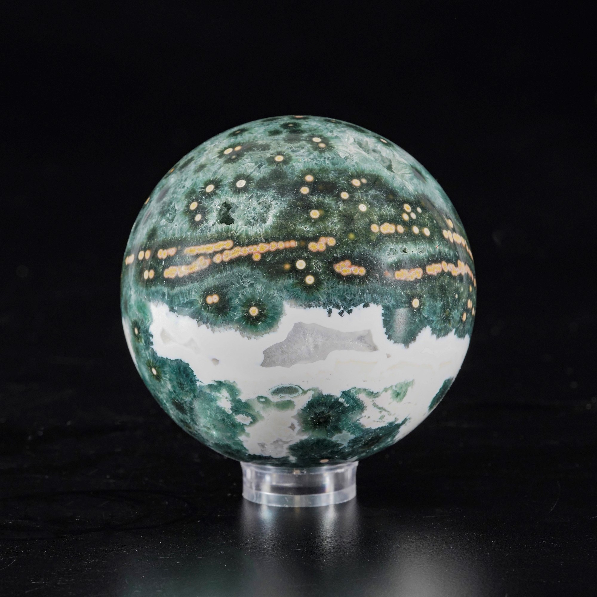 Sfera in Diaspro Orbicolare