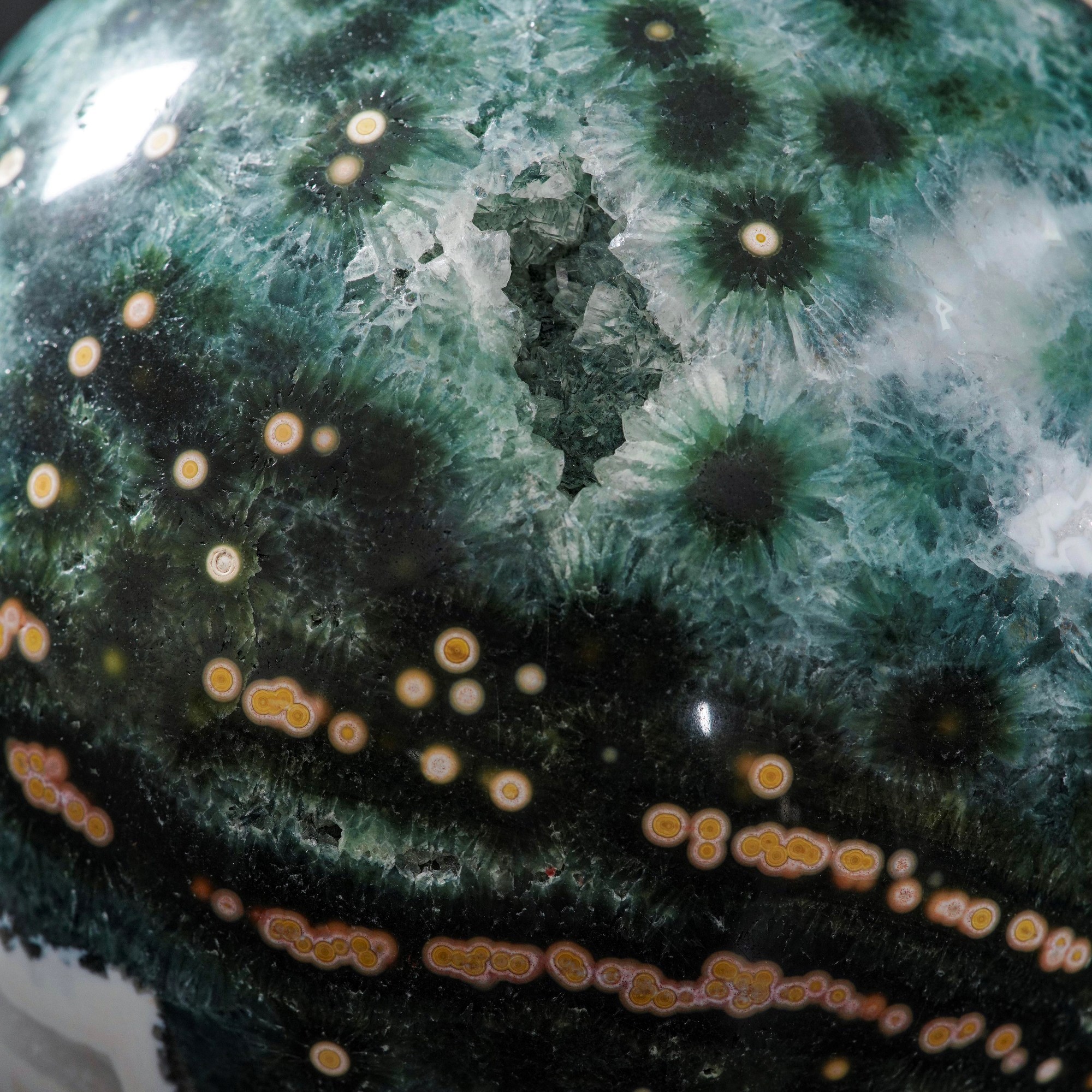 Sfera in Diaspro Orbicolare