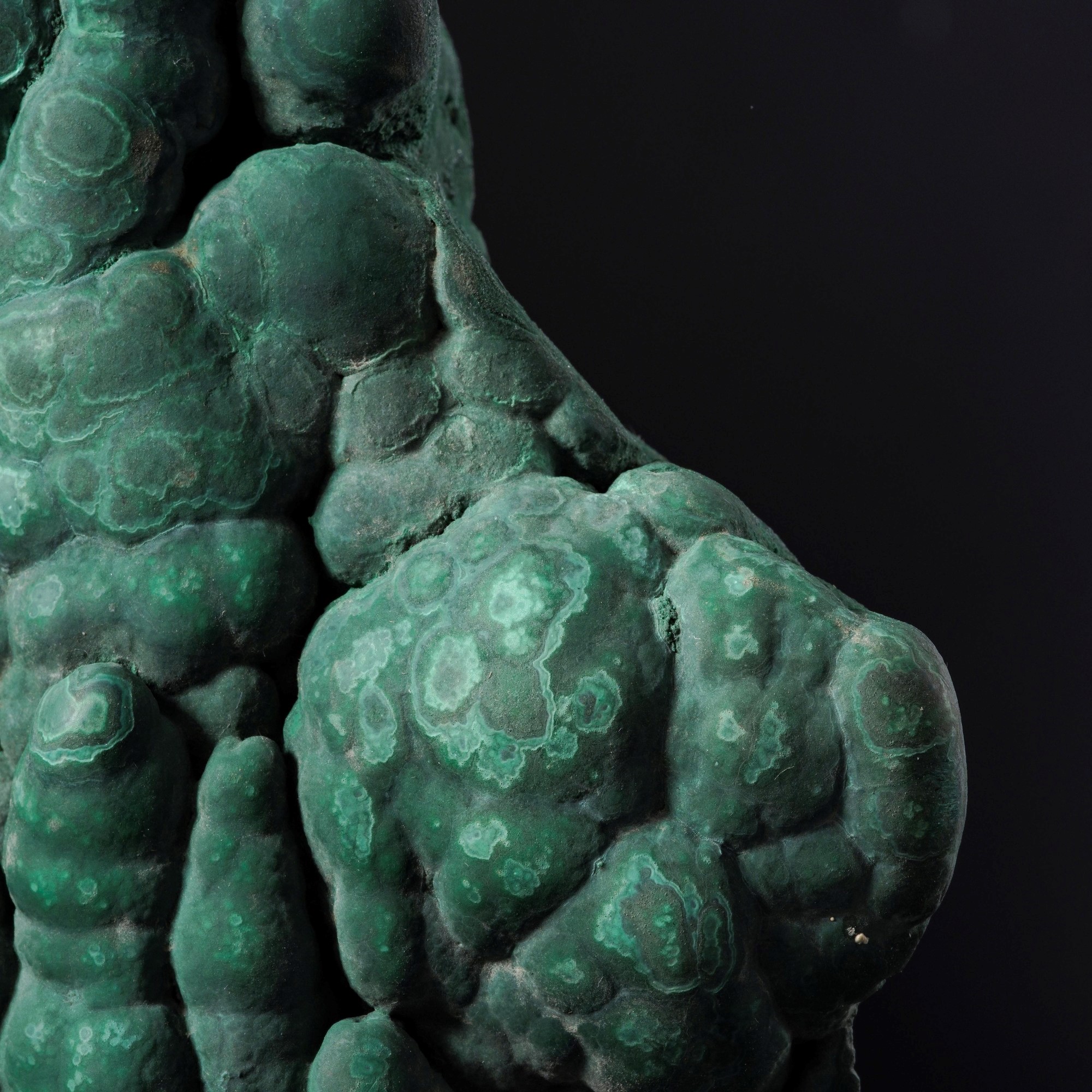 Grande Formazione Stalattitica Si Malachite