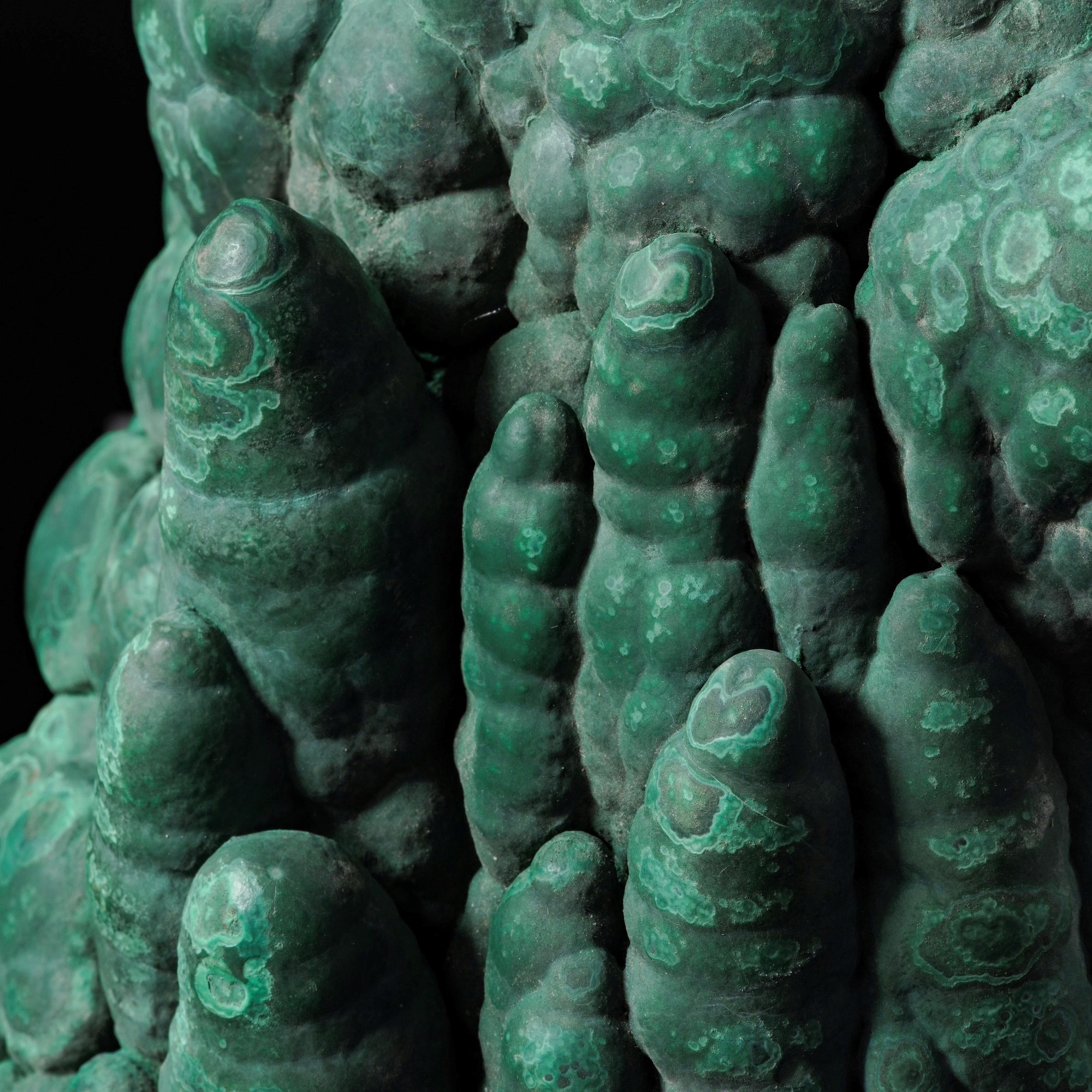 Grande Formazione Stalattitica Si Malachite
