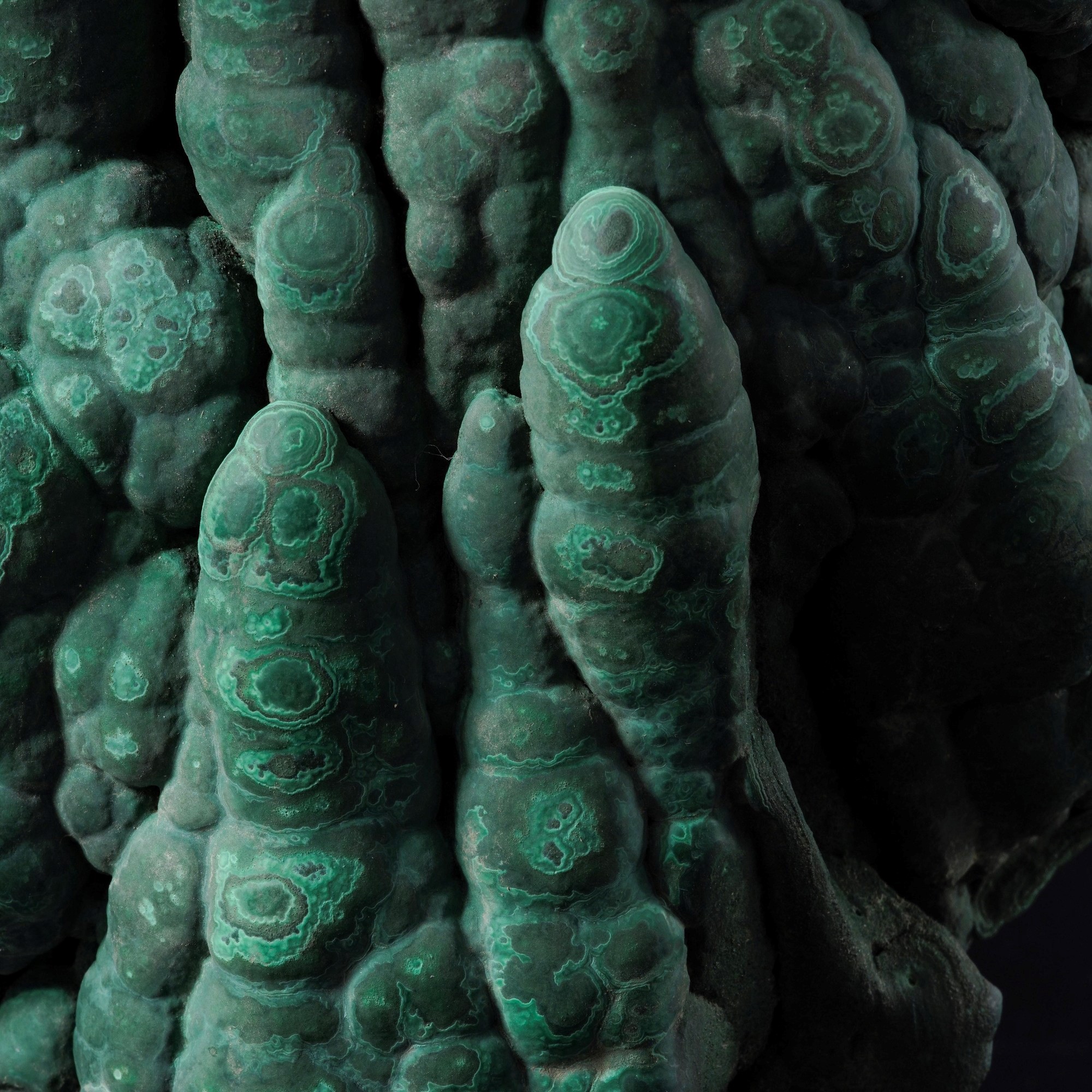 Grande Formazione Stalattitica Si Malachite
