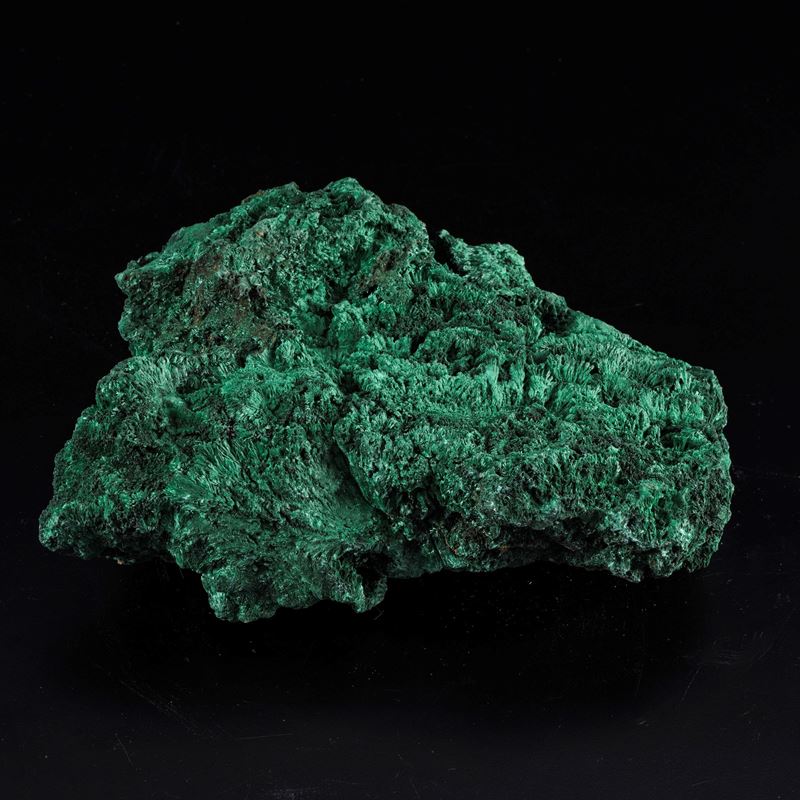 Grande Porzione di Malachite Feltrata