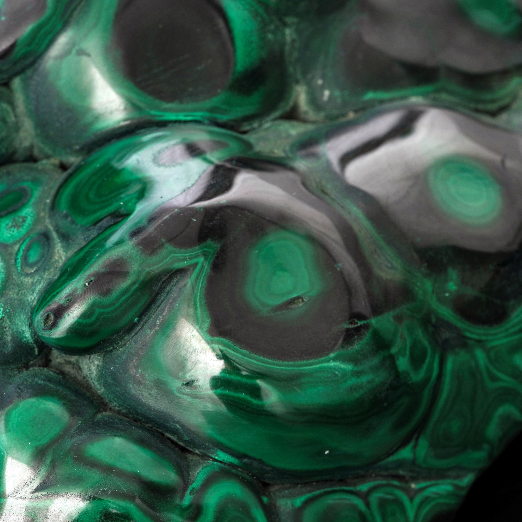Grande Formazione di Malachite Lucidata