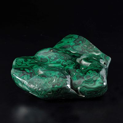 Gigantesca Formazione di Malachite Lucidata