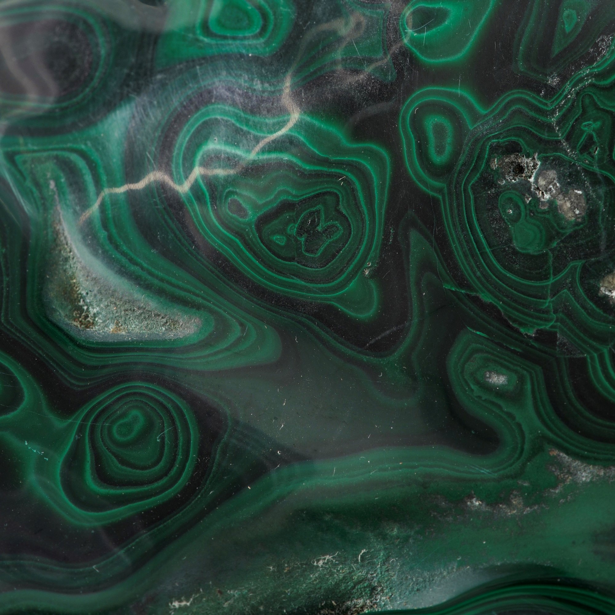 Gigantesca Formazione di Malachite Lucidata