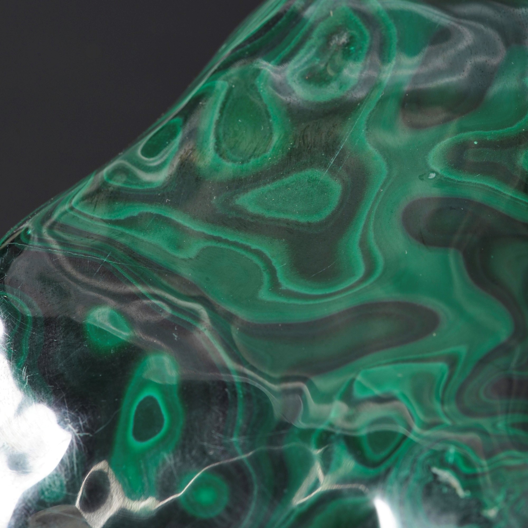 Gigantesca Formazione di Malachite Lucidata