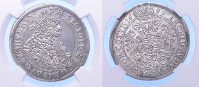 Leopold I, 1/2 Taler 1699 (Kremnitz)