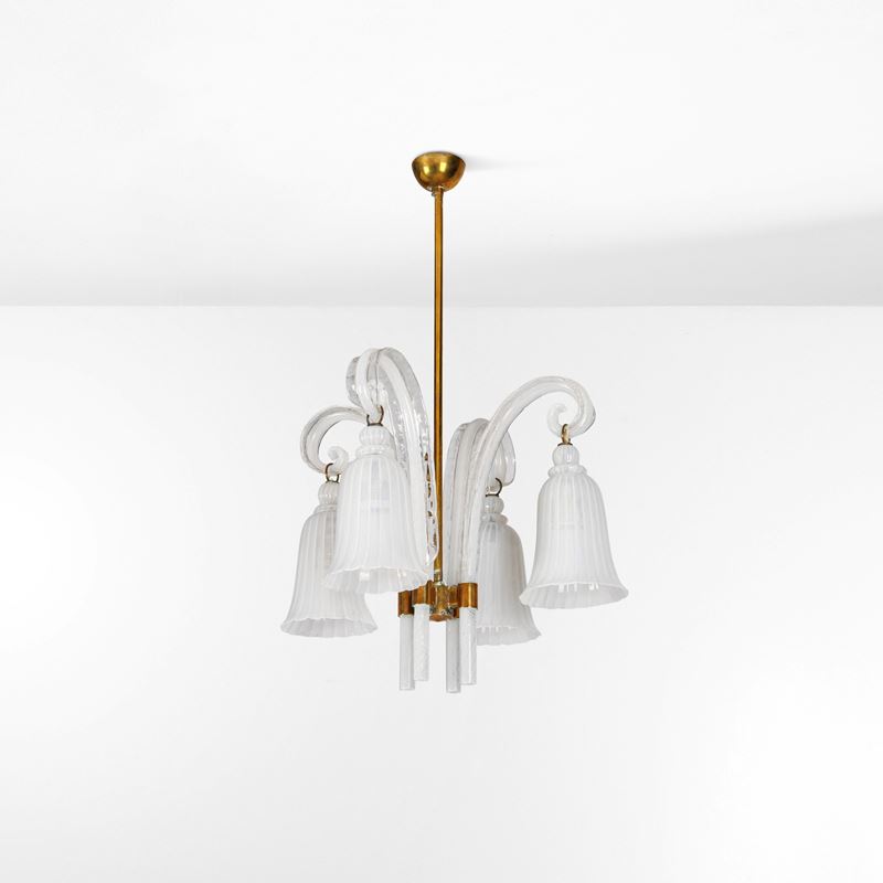Paolo Venini : Lampada a sospensione mod. 5509A  - Auction Design 200 - Cambi Casa d'Aste