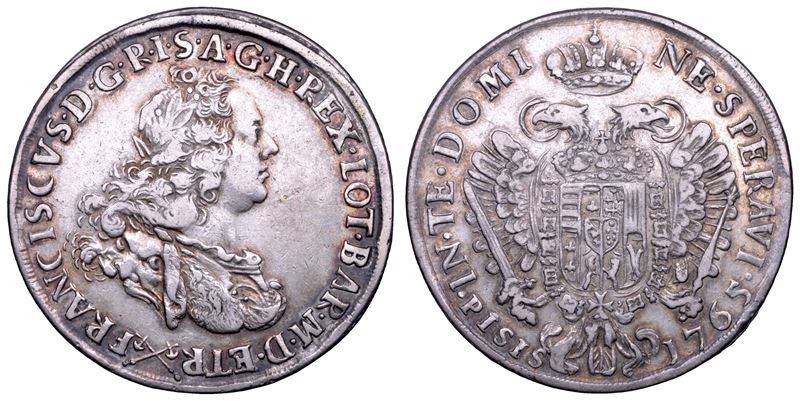 FIRENZE. FRANCESCO III DI LORENA, 1737-1765. Francescone 1765, II Serie.  - Asta Numismatica - Cambi Casa d'Aste