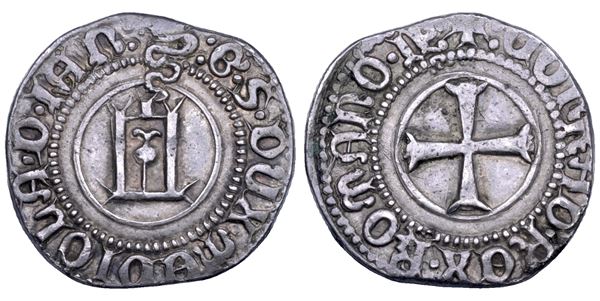 GENOVA. GALEAZZO MARIA SFORZA, 1466-1476. Grosso.