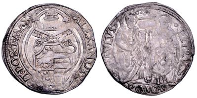 Alessandro VI (Rodrigo de Borja), Grosso dello Stato Pontificio, Roma