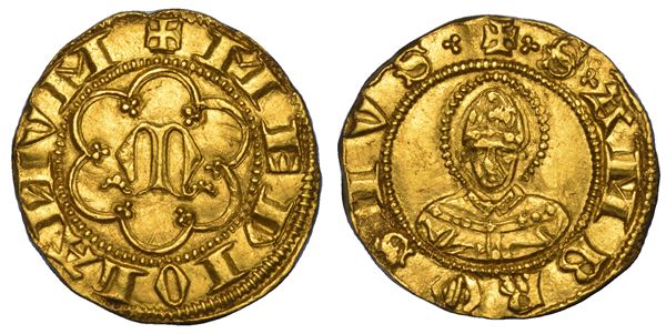 MILANO. LUCHINO E GIOVANNI VISCONTI, 1339-1354. Mezzo Ambrosino.