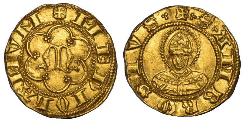 MILANO. LUCHINO E GIOVANNI VISCONTI, 1339-1354. Mezzo Ambrosino.  - Asta Numismatica - Cambi Casa d'Aste