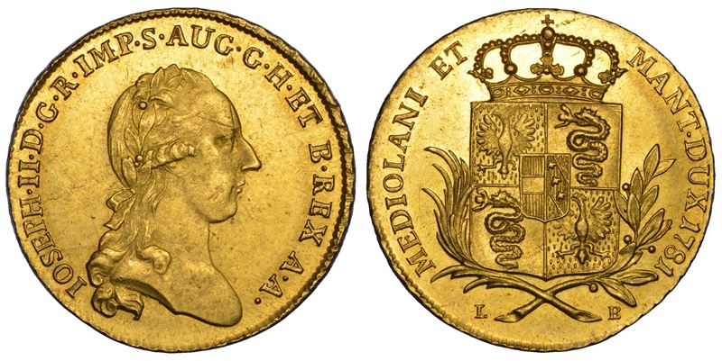 MILANO. GIUSEPPE II D'ASBURGO-LORENA, 1780-1790. Doppia 1781.  - Auction Numismatics - Cambi Casa d'Aste
