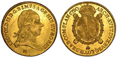 Leopoldo II d’Asburgo-Lorena, Sovrano 1790 (1790-1792), oro