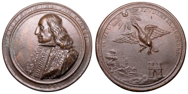 MILANO. ANTONIO MARIA ERBA, 1624-1694. Medaglia in bronzo 1688.