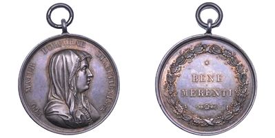 Giovanni Maria Mastai Ferretti (Pio IX), Medaglia al merito per signore, Stato Pontificio (1846–1...