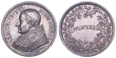 Giovanni Paolo Cappellari (Gregorio XVI), Medaglia in argento «Benemerenti», 1831-1846