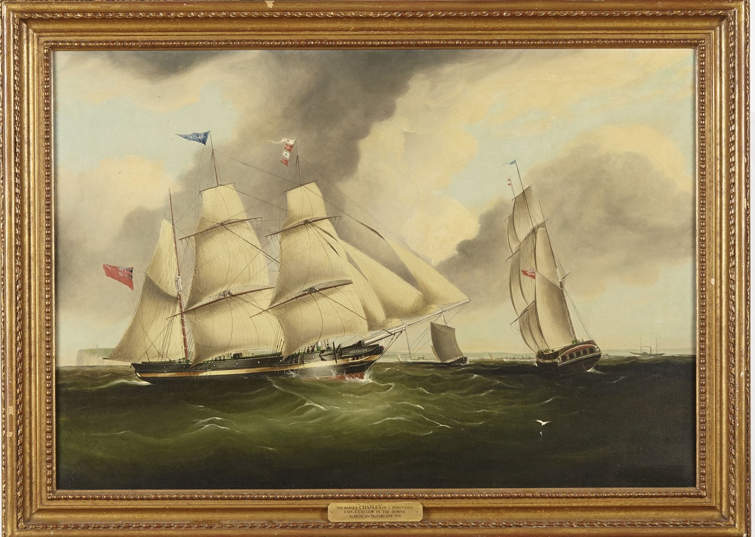 Duncan MC Farlane (1853-1870) Ritratto del Brigantino Charles in Due Posizioni