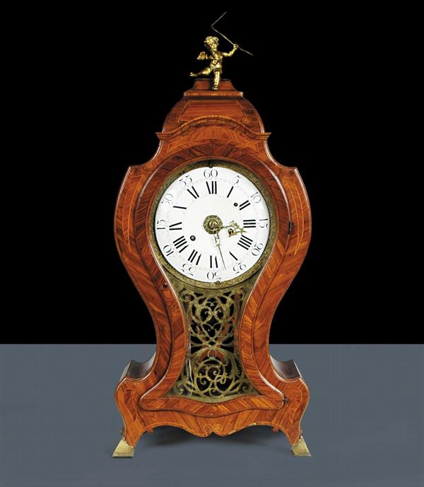 Grande orologio da tavolo Luigi XV, Genova XVIII secolo