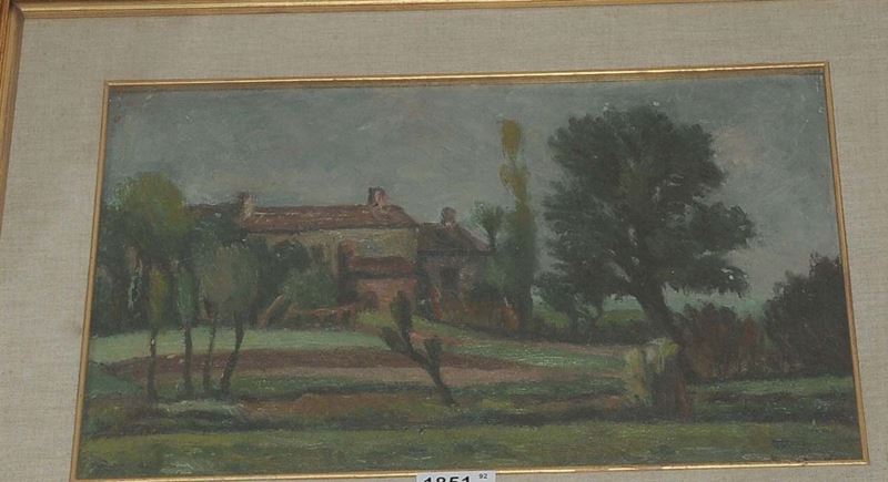 Arturo Buchetti (1911-1971) Paesaggio  - Auction Antiquariato, Argenti e Dipinti Antichi - Cambi Casa d'Aste