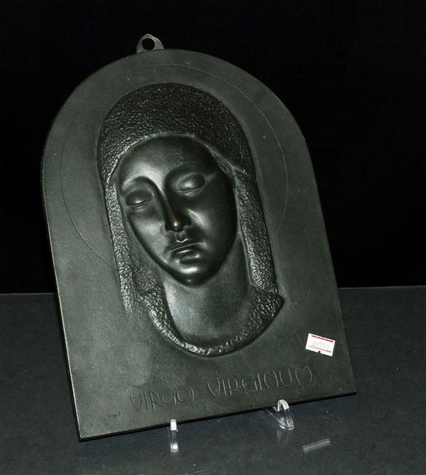 Placca raffigurante Madonna