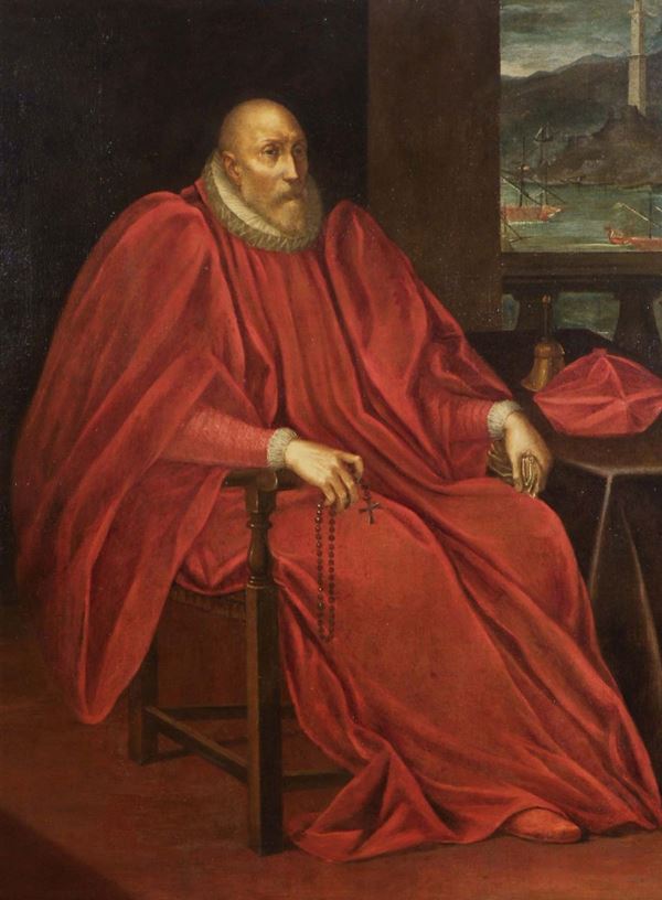 Andrea Semino (1526-1594) e bottega Ritratto del doge Simone Spinola