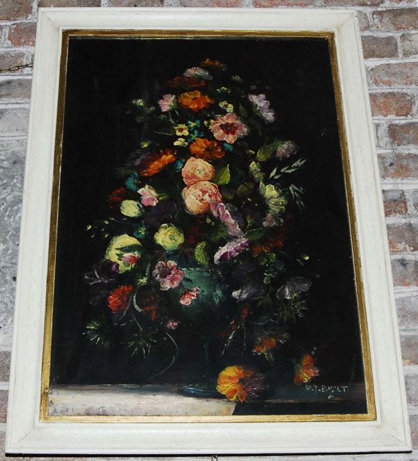 R. J. Bizet Vaso di fiori