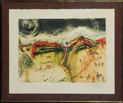 Quattro Serigrafie di Salvator Dalì, CM 56x40